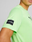 Puma Fit Logo Tee, Fizzy Lime product photo View 07 S
