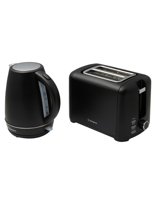 Westinghouse Kettle & Toaster Set, Black, WHKTP11K product photo View 02 L