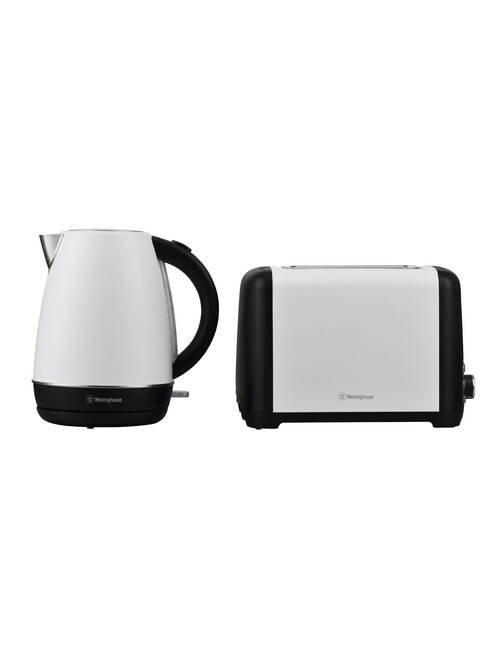 Westinghouse Kettle & Toaster Set, White, WHKTP11W product photo View 03 L