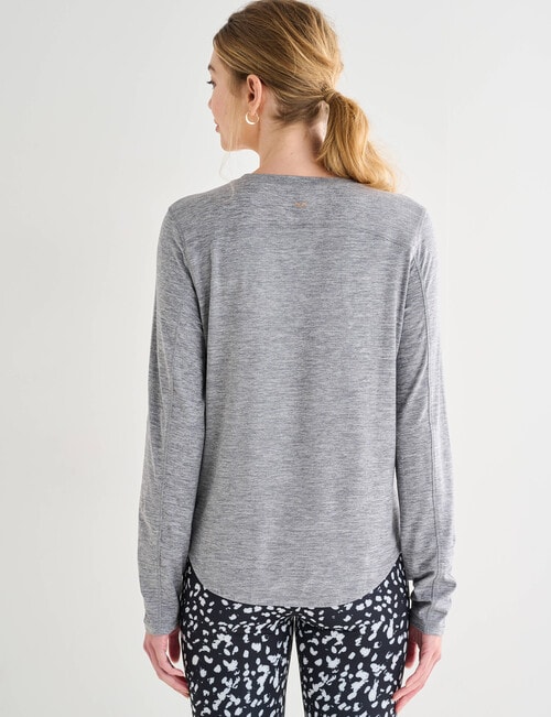 Superfit Long Sleeve Limitless Tee, Grey product photo View 02 L