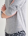 Superfit Long Sleeve Limitless Tee, Grey product photo View 04 S