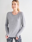 Superfit Long Sleeve Limitless Tee, Grey product photo View 05 S