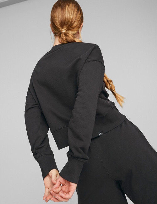 Puma HER Crew Sweatshirt, Black product photo View 02 L