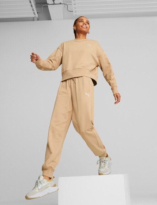 Puma HER High-Waist Jogger Pant, Dusty Tan product photo View 05 L