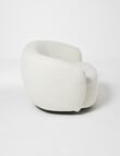 LUCA Furniture Callie Swivel Chair, Boucle Natural product photo View 04 S