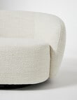 LUCA Furniture Callie Swivel Chair, Boucle Natural product photo View 08 S
