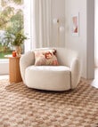 LUCA Furniture Callie Swivel Chair, Boucle Natural product photo View 09 S