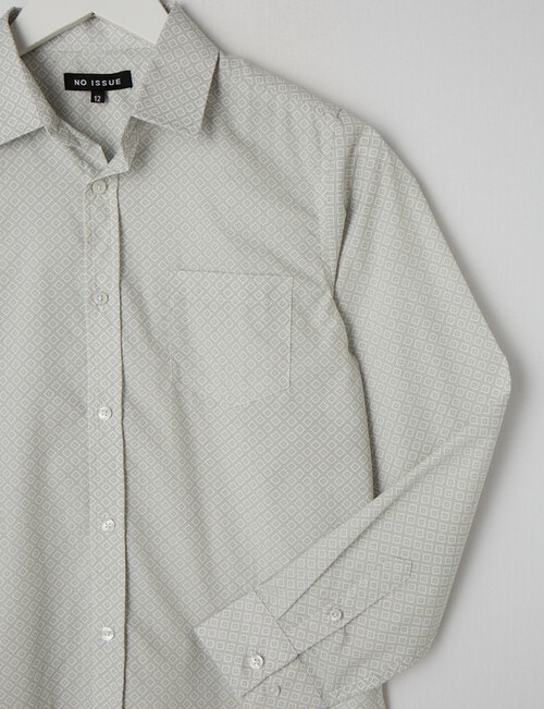 No Issue Long-Sleeve Formal Shirt, Grey product photo View 04 L