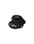 Mae Elastics Soft Ponytailers Black 10-Piece product photo