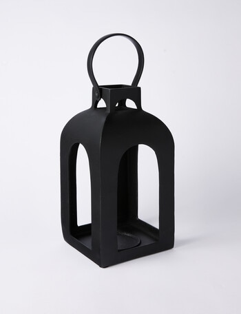M&Co Famara Metal Lantern, Large product photo