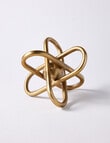 M&Co Metal Atom Object, Gold product photo