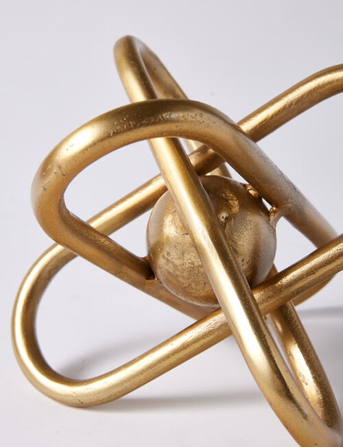 M&Co Metal Atom Object, Gold product photo View 02 L