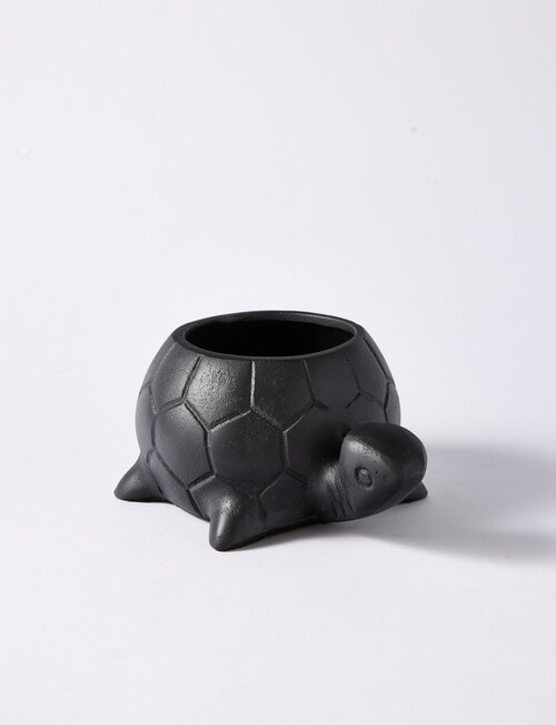 M&Co Metal Turtle, Black product photo