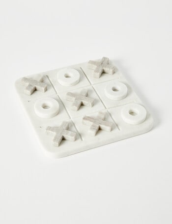M&Co Mixed Marble Tic Tac Toe product photo
