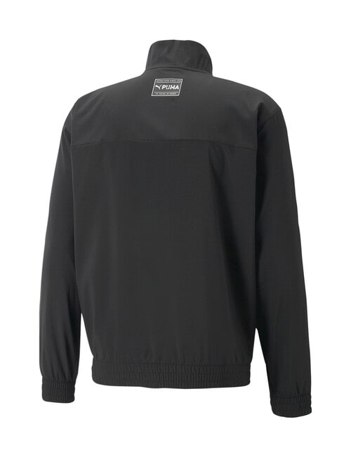 Puma Heritage Woven 1/4 Zip, Black product photo View 02 L