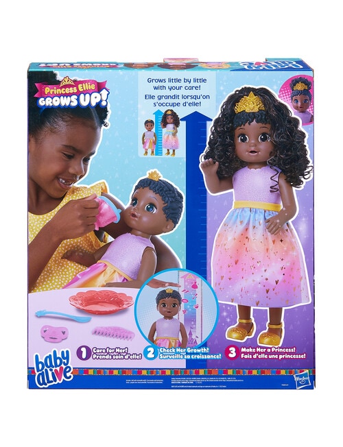 Baby Alive Princess Ellie Grows Up! Doll, Black Hair product photo View 03 L
