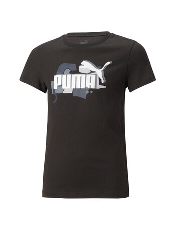 Puma Essential Street Art Logo Tee, Black product photo