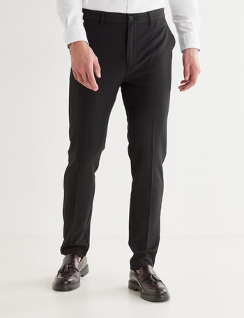 L+L Textured Trouser, Black product photo