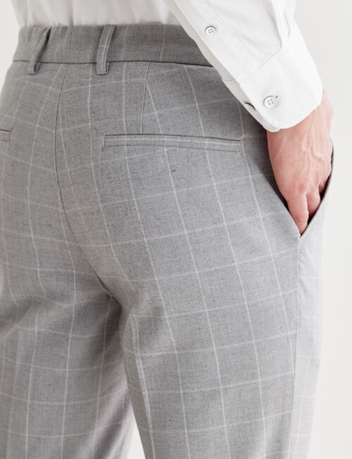 L+L Check Trouser, Light Grey product photo View 04 L