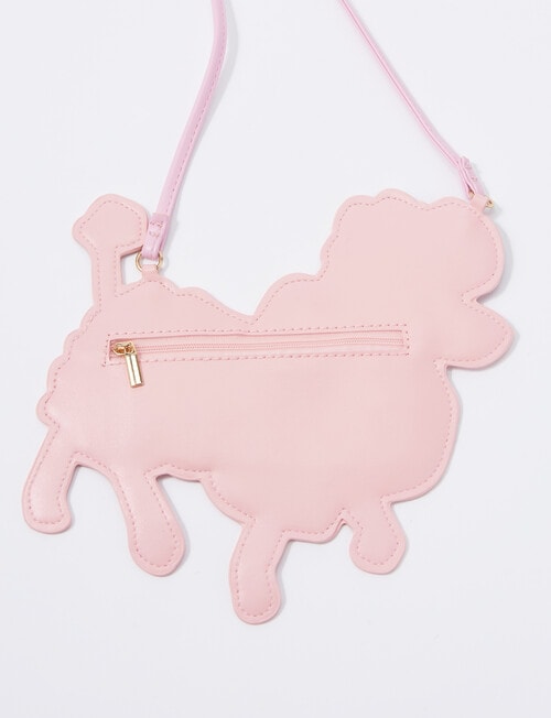 Mac & Ellie Poodle Crossbody Bag, Pink product photo View 02 L