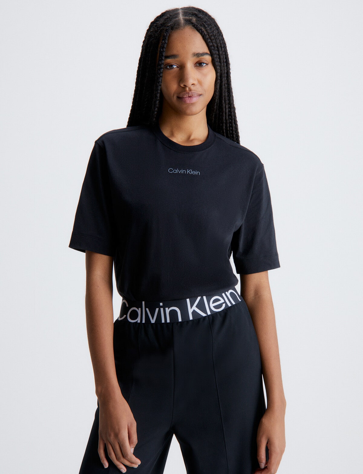 Calvin Klein Relaxed Fit Tee, Black Beauty - Activewear