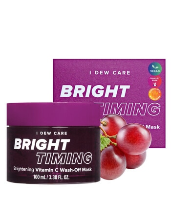 I DEW CARE Bright Timing Brightening Vitamin C Wash-Off Mask, 100ml product photo