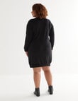 Studio Curve Basic Dress, Black product photo View 02 S