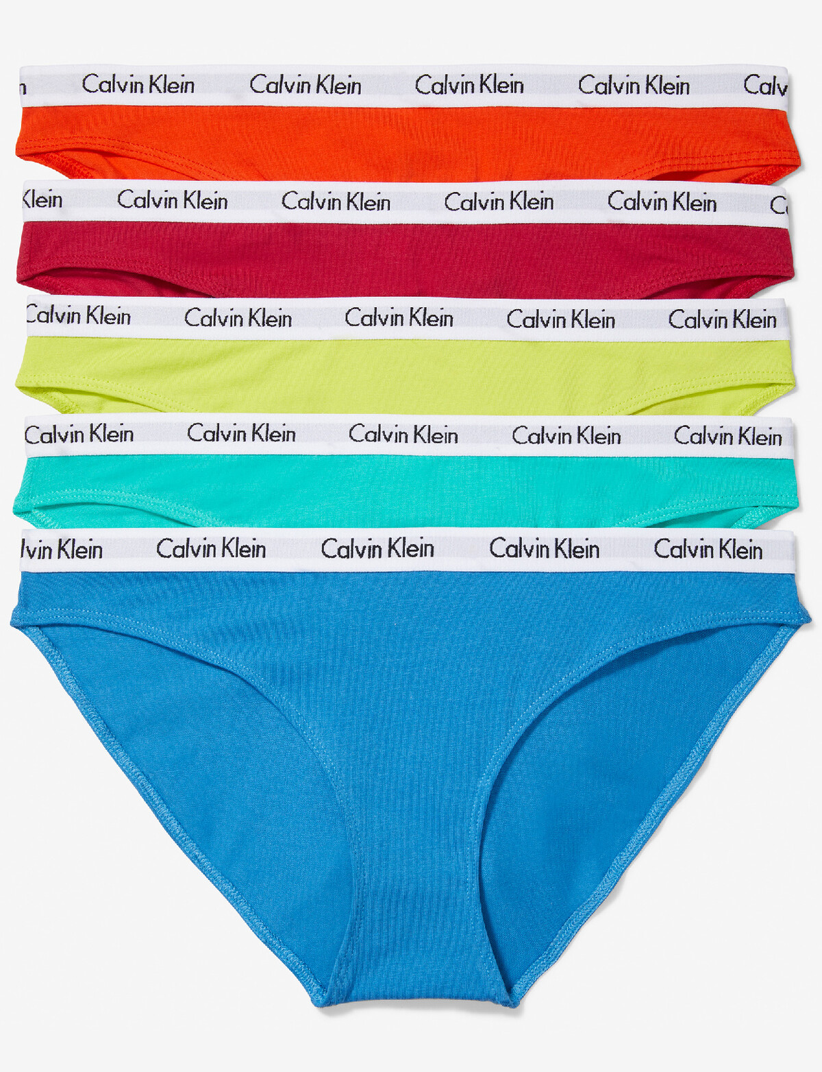 Calvin Klein Carousel Bikini Brief, 5-Pack, Pride, Assorted - Briefs