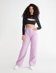 Calvin Klein High Rise Relaxed Jean, Iris Orchid product photo View 04 S