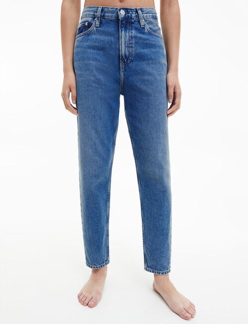 Calvin Klein Mom Jean, Dark Blue product photo