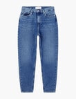 Calvin Klein Mom Jean, Dark Blue product photo View 05 S