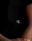Calvin Klein Rib Short Sleeve Tee, Black product photo View 03 S
