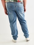 Chisel King Size Stretch Slim Jean, Blue product photo View 02 S