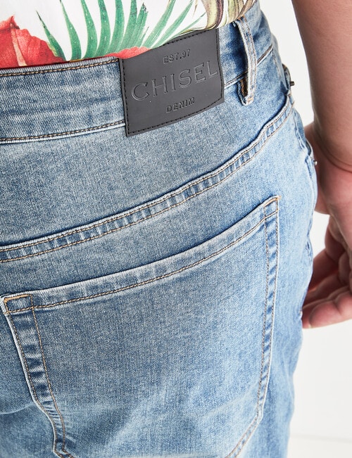Chisel King Size Stretch Slim Jean, Blue product photo View 04 L