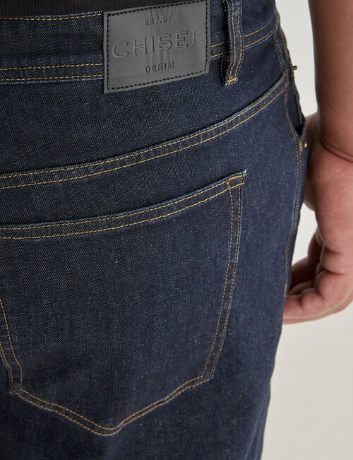 Chisel King Size Jean Stretch Straight Leg, Beige product photo View 04 L
