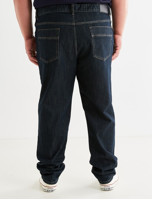 Chisel King Size Stretch Straight Leg Jean, Blue product photo View 02 L