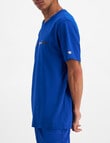 Champion Pride Script Short Sleeve Tee, Blue Believer product photo View 02 S