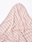 Milly & Milo Merino Wrap, Misty Rose Stripe product photo View 03 S