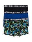 Bonds Everyday Print Trunk, 3-Pack, Black & Blue product photo