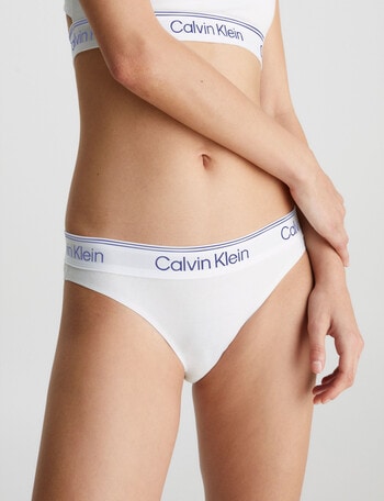 Calvin Klein Athletic Tanga Brief, White product photo
