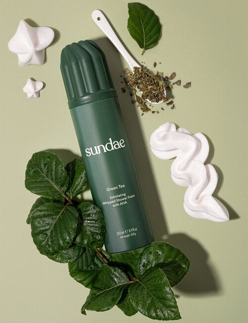 Sundae Exfoliating Whipped Shower Foam, Green Tea product photo View 02 L