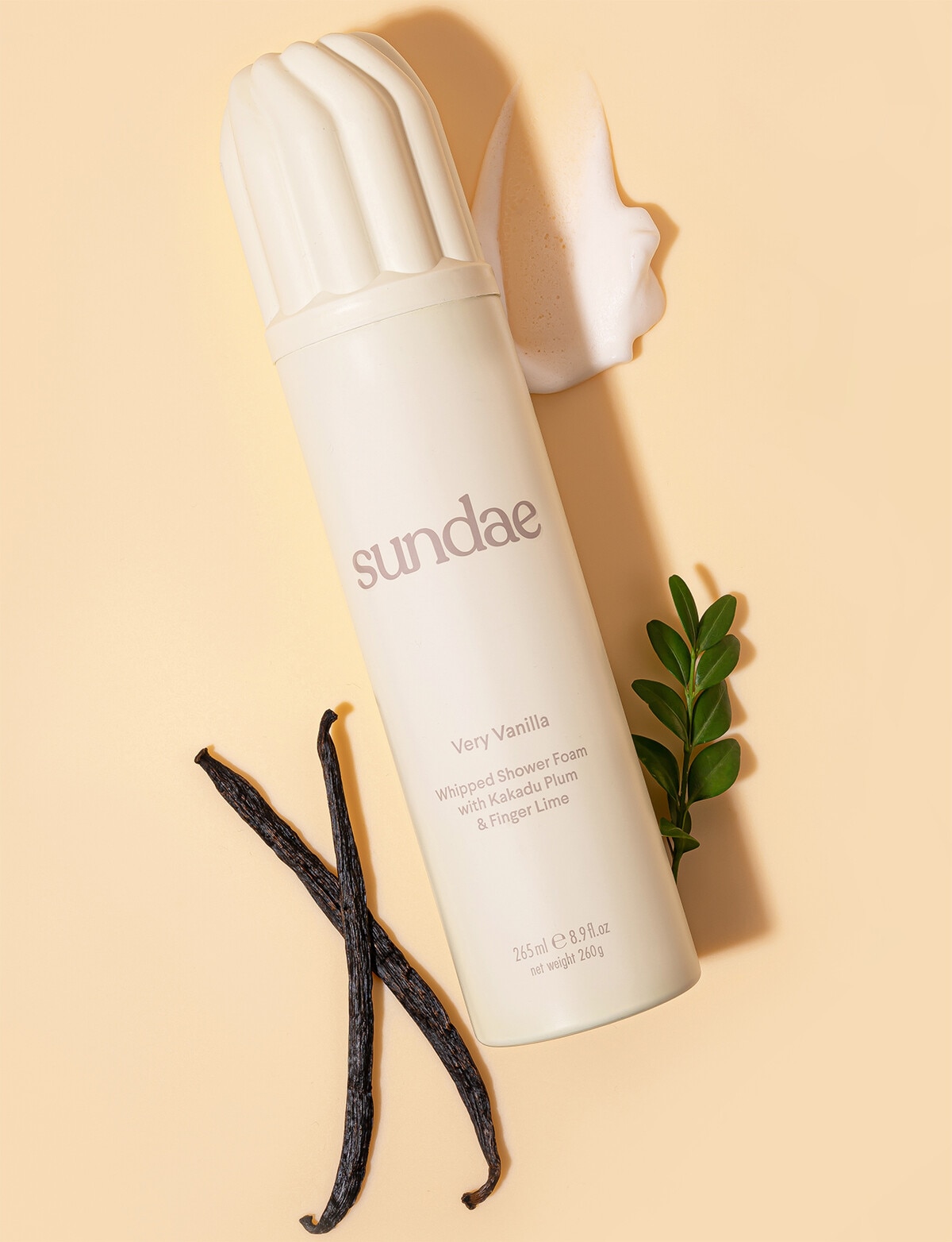 Sundae Very Vanilla Whipped Shower Foam, 265ml Bath & Shower Care