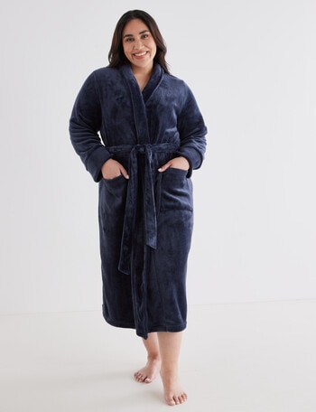 Studio Curve Sleep Luxe Robe, Navy product photo