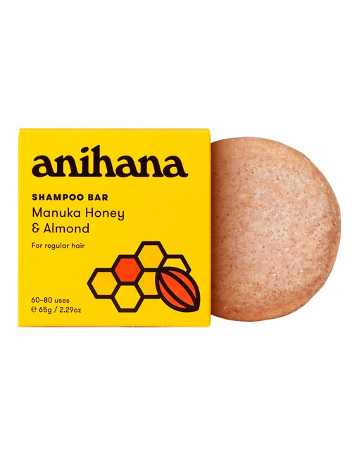 anihana Shampoo Bar, Manuka Honey & Almond, 65g product photo
