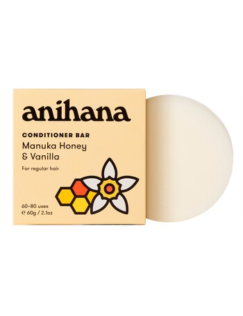 anihana Conditioner Bar Manuka Honey & Vanilla, 60g product photo