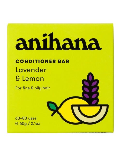 anihana Conditioner Bar, Lavender & Lemon, 60g product photo View 03 L