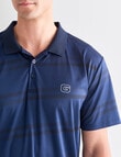 Gym Equipment Razor Polo Shirt, Navy product photo View 05 S