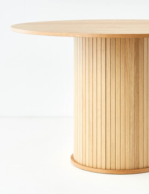 LUCA Furniture Porto Dining Table 1.2m, Natural product photo View 03 L