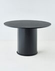 LUCA Furniture Porto Dining Table 1.2m, Black product photo