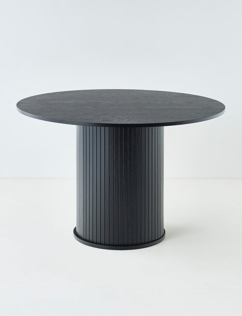 LUCA Furniture Porto Dining Table 1.2m, Black product photo